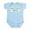 Sky Blue, variant on CafePress - Daddys Little Turtle Infant Bodysuit - Baby Light Bodysuit, Size Newborn - 24 Months