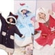 thumbnail image 2 of Pijamas de Cosplay de Genshin Impact, albornoz de felpa lindo, Anime Tartaglia Xiao Zhongli Ganyu Scaramouche, camisón grueso con capucha de invierno, 2 of 4