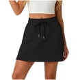 thumbnail image 3 of QATAINLAV Skirts for Women with Built-in Shorts and Pockets Golf Tennis Hiking Workout Casual Skorts Black XL, 3 of 7