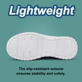 thumbnail image 6 of Hawkwell Women's Slip On Lightweight Water Resistant Nurse Shoes Slip Resistant Healthcare Work Shoes,White,US 9, 6 of 6