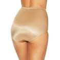 thumbnail image 3 of Women's Bali X710 Jacquard Tummy Panel Shaping Brief Panty - 2 Pack (White/White Jacquard 3X), 3 of 3