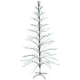 thumbnail image 2 of Northlight Pre-Lit Cascade Artificial Twig Tree Outdoor Christmas Decoration - 9' - Green Lights, 2 of 9