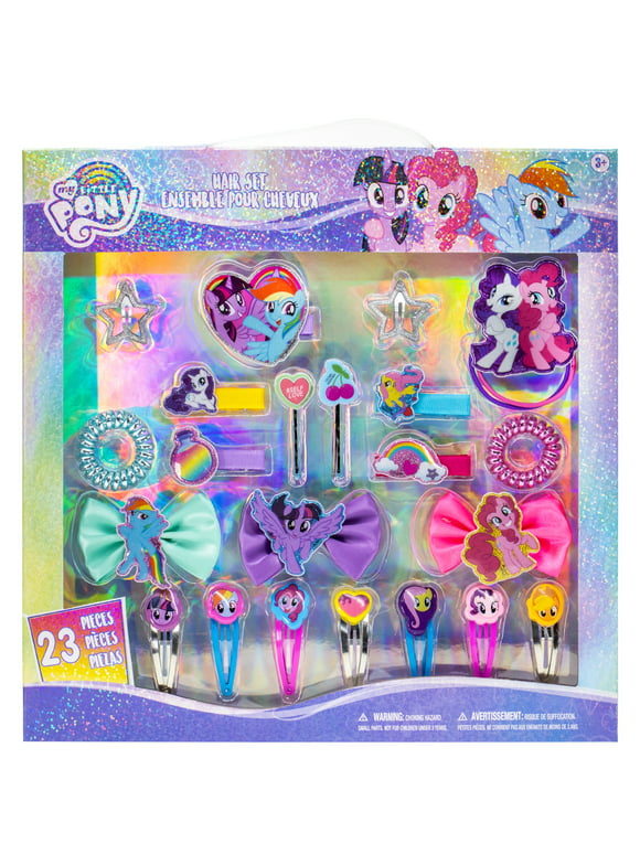 My Little Pony - Townley Girl Hair Accessories Makeup Set for Girls, Ages 3+ (22 CT)