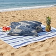 thumbnail image 5 of Outdoor Pillow Cover Abstract Blue White Wave Set of 2 Waterproof Throw Pillowcases Modern Style Decorative Patio Furniture Pillows for Couch Garden Indoor & Outdoor Use, 5 of 9