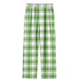 thumbnail image 3 of XAOFW Boys Plaid Pajama Pants Elastic Waist Sleepwear Trousers With Pockets Kids Fall Winter Casual Comfortable Bottoms, 3 of 7