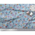 thumbnail image 2 of Soimoi Cotton Duck Fabric Leaves & Floral Artistic Print Fabric by the Yard 42 Inch Wide, 2 of 3