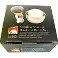 thumbnail image 3 of G.B.S 3 Piece Shaving Set: Stainless Bowl, Synthetic Brush, 97% Natural Soap, 3 of 11