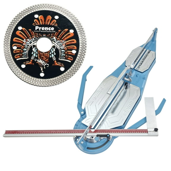 Sigma 4DU - 40 Inch Pull Tile Cutter - UP Series 4 Prence 4.5 Diamond Mesh Blade
