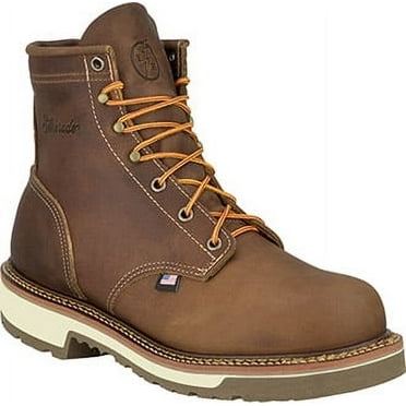 Silverado Men's Lace-Up Work Boot Steel Toe Tan 8.5 D(M) US