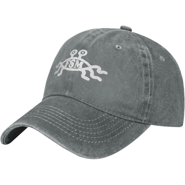 Unisex Cowboy Baseball Cap Flying Spaghetti Monster Adjustable Trucker Cap Baseball Cap