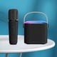 thumbnail image 2 of Y1 Micrófono Karaoke Máquina Compatible con Bluetooth 5.3 Altavoz Sonido Estéreo (1 a 1 Negro), 2 of 8
