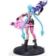 thumbnail image 2 of League of Legends, Official 4-Inch Jinx Collectible Figure with Premium Details and 2 Accessories, The Champion Collection, Collector Grade, Ages 12 and Up, 2 of 6