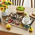 thumbnail image 3 of Christian Coffee Placemats Set of 6 Coffee Table Mats Washable Place Mats for Home Party Indoor Kitchen Dining Table Decoration 12x18 Inch, 3 of 6