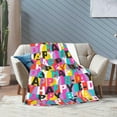 thumbnail image 6 of Happy Birthday Throw Blanket for Couch Sofa Bed - Fleece Blanket Super Soft Flannel Blanket for Kids, Youth, Adults, 6 of 7