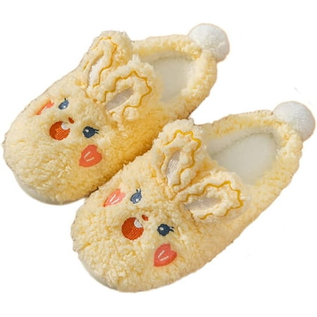 

PIKADINGNIS Women Cute Bunny Animal Slippers Memory Foam House Slippers Cozy Home Shoes Indoor Outdoor Girls Ladies