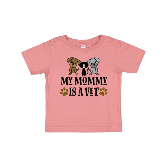 Inktastic Veterinarian Mommy is a Vet Boys or Girls Baby T-Shirt