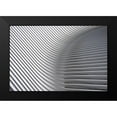 thumbnail image 2 of Wride, Linda 24x17 Black Modern Framed Museum Art Print Titled - Calatrava Curves # 2, 2 of 5