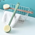 thumbnail image 2 of Cepillo De Baño De Plástico De Doble Cara Multifuncional Ergonómico Con Masajeador Ergonómico Cepillo De Ducha Masajeador Para Baño De Hotel En Casa Cateissary HA027845-01, 2 of 7