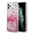 thumbnail image 1 of Kaleidio Case For iPhone 12 (6.1"), iPhone 12 Pro (6.1") [Quicksand Glitter] TPU Premium Waterfall Hybrid Skin Cover [Liquid Sakura], 1 of 5