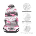 thumbnail image 4 of Fotbe Flamingos Funda para Asiento de Auto con Estampado – Impermeable y Antisudor – Ajuste Universal, Lavable a Máquina, Antideslizante (1 Pieza), 4 of 5