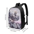 thumbnail image 3 of Mobile Suit Gundam Travel Laptop Backpack Bookbag Casual Daypack Computer Business Backpacks, 3 of 8