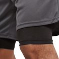 thumbnail image 6 of Ultra Performance 3 Pack Mens 2 in 1 Athletic Running Shorts 7 inch Inseam Workout Gym Compression Shorts for Men, 6 of 6