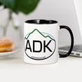 thumbnail image 3 of CafePress - ADK Oval Mug - 11 oz Ceramic Mug - Novelty Coffee Tea Cup, 3 of 4