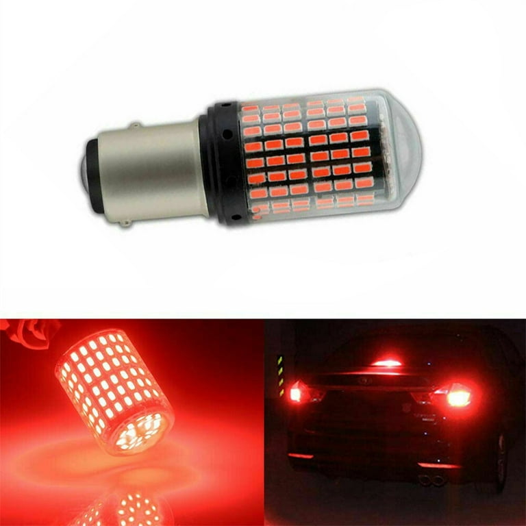 Car P21W BAY15D 1157 LED Canbus Lights 3014 144SMD Error Free Bulb Red Lamp  New 