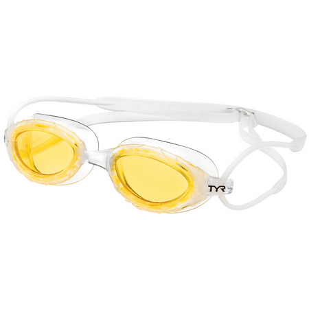 TYR Nest Pro Goggle: Clear Frame/Blue Lens