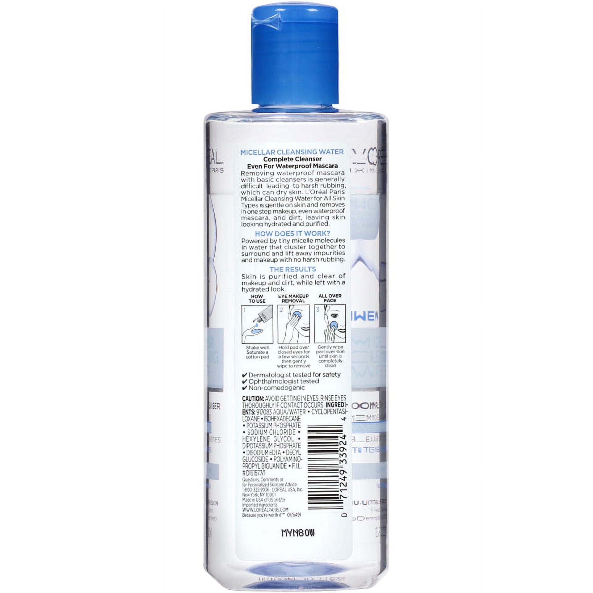 L'Oreal Paris Micellar Cleansing Water Cleanser, 13.5 fl oz