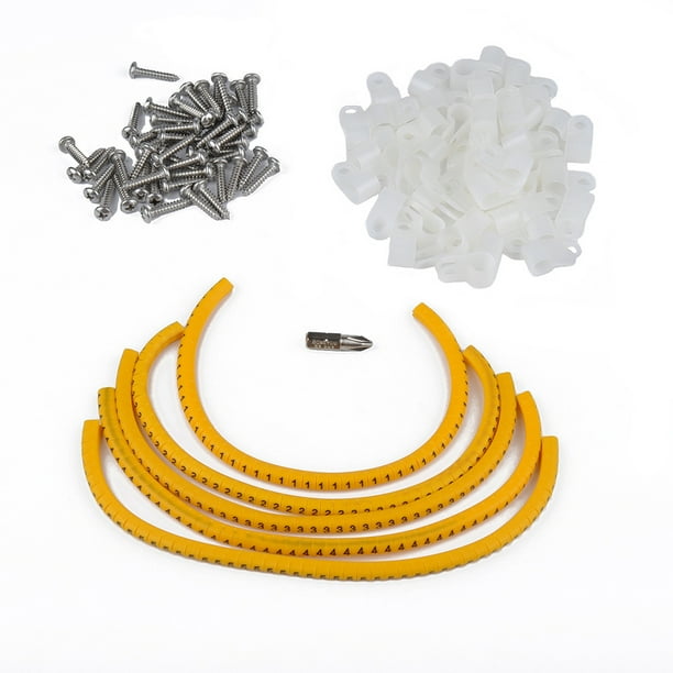 Sidaley 50 unids/set, organizador de cables de estilo de coche, Clip de Cable, tornillo, pieza de repuesto, reparación de mantenimiento Vehículos, repuestos y accesorios Mis