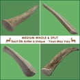 thumbnail image 3 of Deluxe Naturals 1-Pound Medium Elk Antler Dog Chews, Natural Long-Lasting Chew Treat for Small and Medium Dogs, 3 of 10