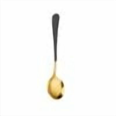 PEONAVET Cuillère en Acier Inoxydable Cuillère en Acier Inoxydable Cuillère à Soupe Mignonne Cuillère à Dessert Cuillère à Melon D\'eau Cuillère Ronde à Long Manche