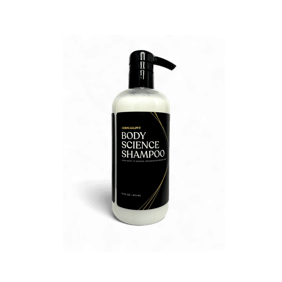 Body Science Shampoo - Botanical Cleanser for Hair, Scalp & Skin with Aloe, Avocado, Shea & Chamomile - 16 Fl Oz (Pack of 1)