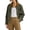 Deep Depths, variant on ® Women's and Plus Loose Fit Jacket With Contrasting Cord Collar