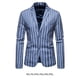 thumbnail image 4 of Qarigey Chaqueta de traje de botones de estilo clásico azul Chaquetas de traje de botones ajustadas y elegantes Abrigos de traje Chaquetas de traje, americanas y abrigos deportivos azul XL, 4 of 6