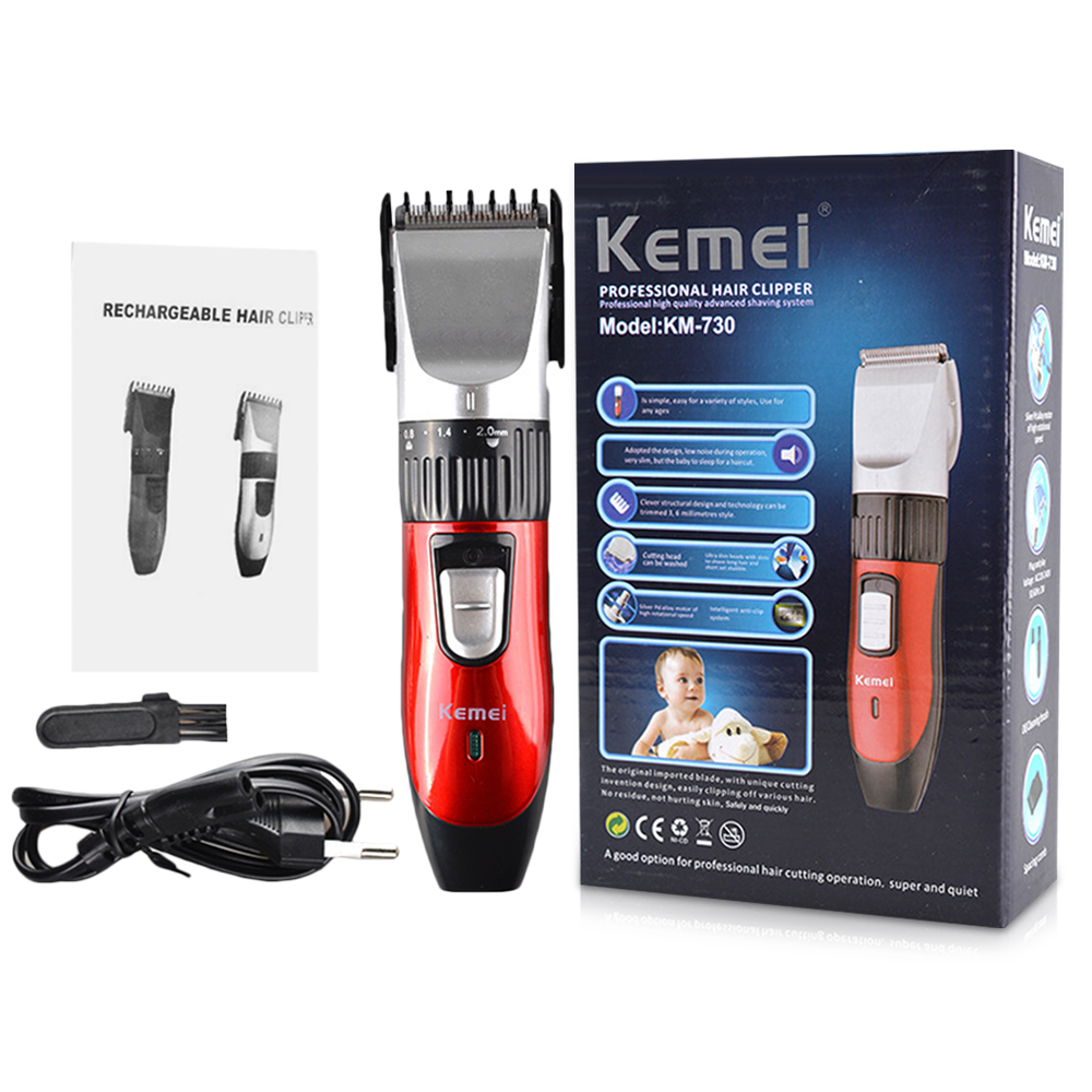 Hair Clipper Hair Cutting Machine Electric Rechargeable Barber Shaver