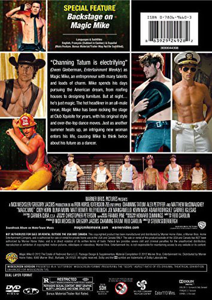 Magic Mike (DVD), Warner Home Video, Comedy - image 2 of 2