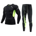 thumbnail image 4 of Conjunto de mono deportivo de manga larga rojo para hombre, ropa interior de baloncesto para entrenamiento y carrera, ropa de fitness de secado rápido para otoño e invierno, 4 of 4