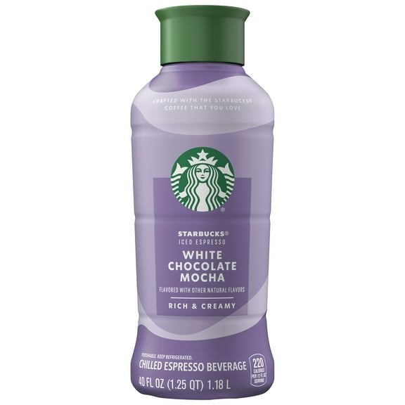 Starbucks White Chocolate Mocha Iced Espresso, 40 Fl Oz Bottle