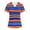 Pink, variant on OIOLOYJM Scrub Tops for Women 2026 Casual V-Neck Short Sleeve Striped Tops Cotton Work T-Shirts Basic Pullover with Pockets Saffron M