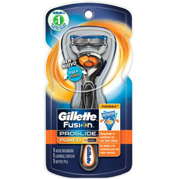 Gillette Fusion Proglide Power Razor With Flexball Handle, 1 ea (Pack