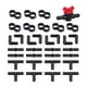 thumbnail image 1 of 3Kit de accesorios de riego por goteo conectores de púas accesorios del sistema de rociadores por goteo 33 Piezas Jumpingount HA3688-00B, 1 of 6