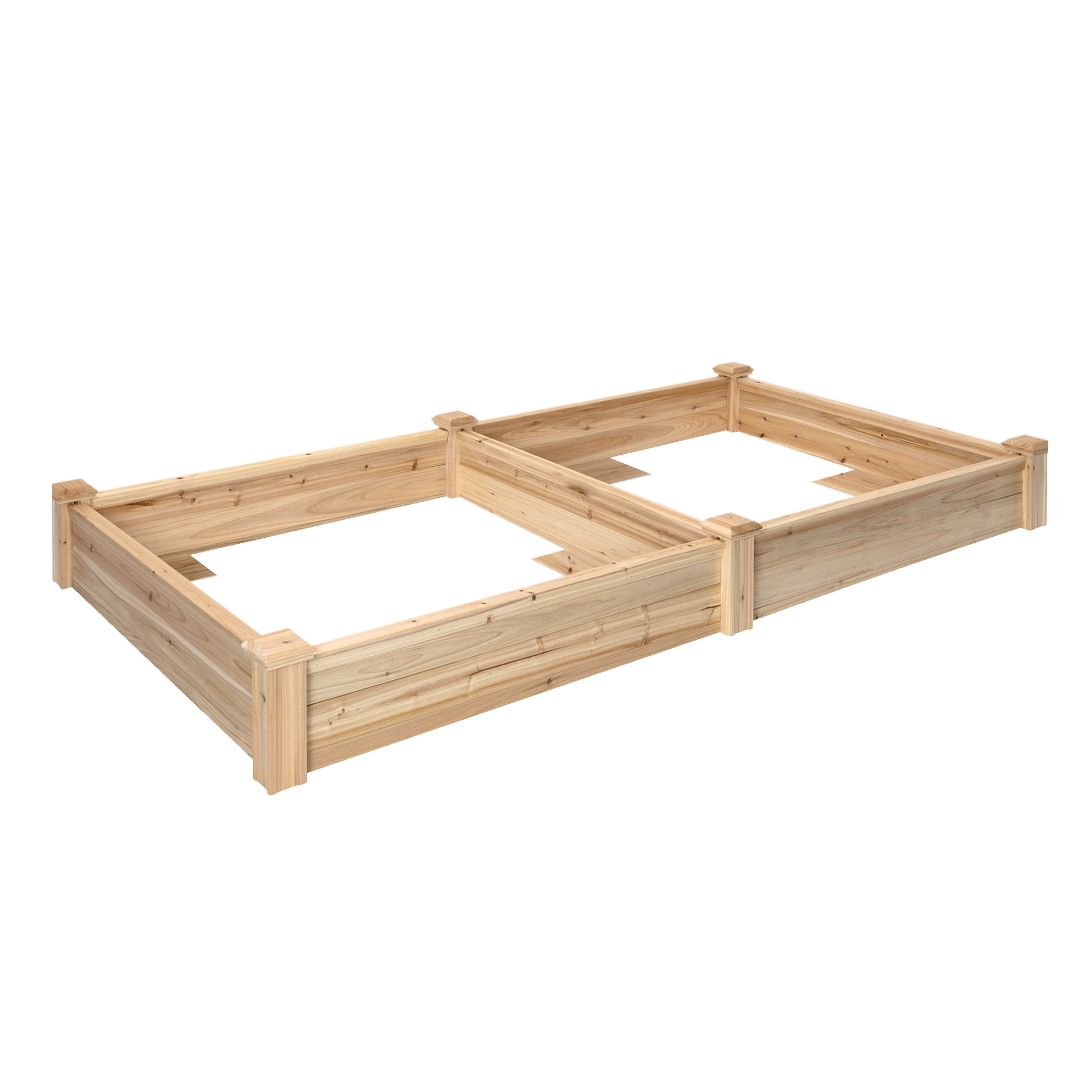 Outdoor Essentials Heirloom 4 ft. x 8 ft. Natural Cedar Raised Garden