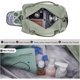 thumbnail image 5 of Bolsa de gimnasio para mujeres y hombres, bolsa de viaje, bolsa de lona deportiva para gimnasio con compartimento para zapatos y bolsillo húmedo, bolsa para llevar durante la noche, bolsa de, 5 of 5