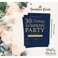 thumbnail image 5 of Darling Souvenir Blue Birthday Invitation Card Printable Elegant Fill or Write In Blank Party Invites 28 Pcs 5 x 7 Inches, 5 of 5