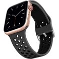 thumbnail image 3 of XIHAMA  For Apple Watch Series 7/6/5/4/3/2/1/SE, Silicone Band, Replacement Band, Smart Watch, Silicone Strap, Replacement Strap, Watch Band, Breathable, Lightweight, Sports Band, 3 of 5