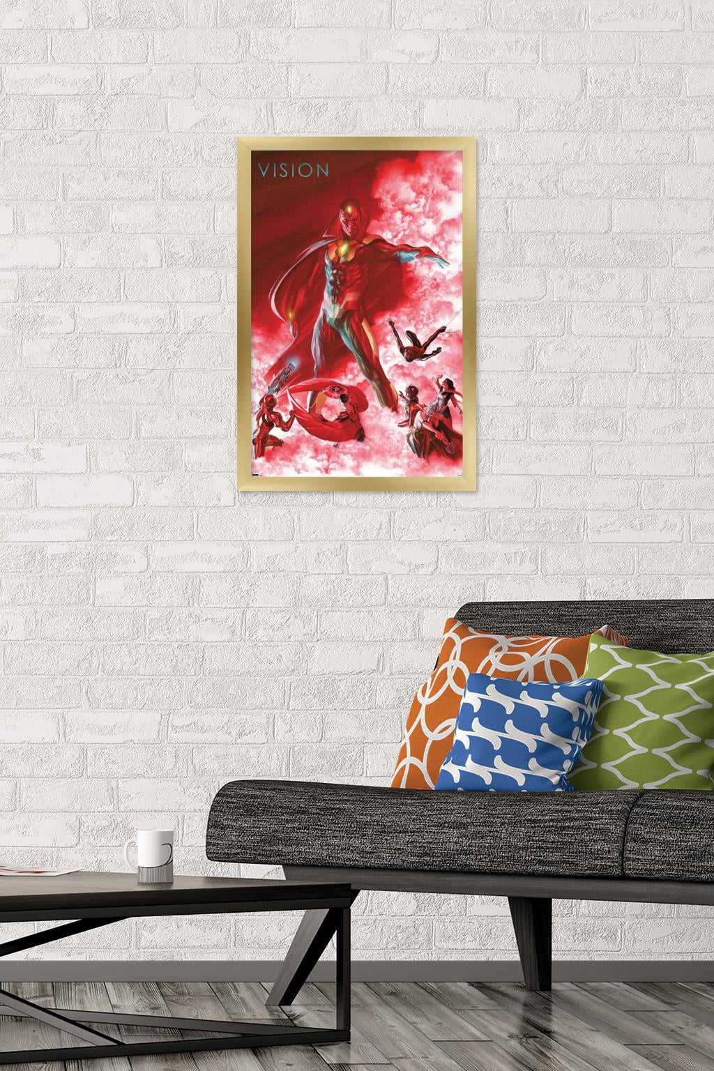 Marvel Comics - Vision - All-New, All-Different Avengers #6 Wall Poster, 14.725" x 22.375", Framed