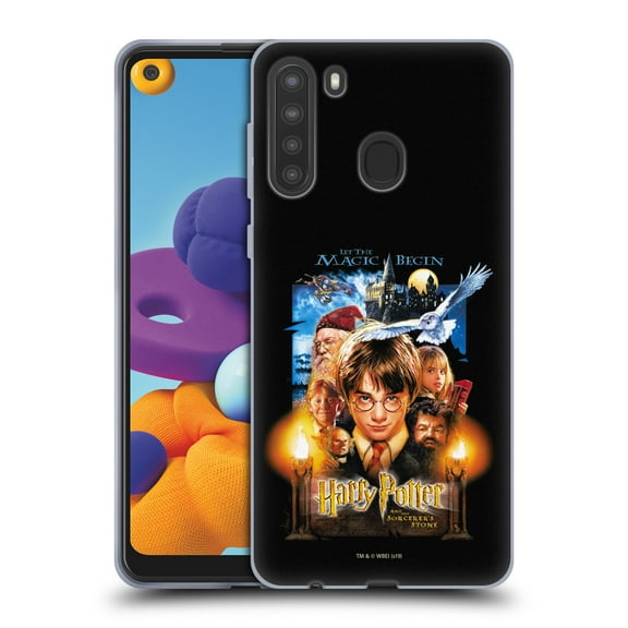 Head Case Designs Officially Licensed Harry Potter Sorcerer's Stone II Poster 1 Soft Gel Case Compatible with Samsung Galaxy A21 (2020)