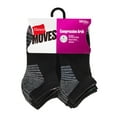 thumbnail image 2 of Hanes Women's Moves 10 Pair Cushion No Show Black, Size 8-12, 2 of 6